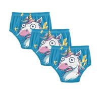Training Potty Underwear Scary Animal Unicorns Blue Sleep Underwear