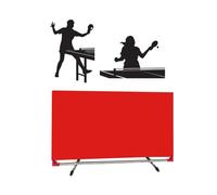 Training Privacy Screen Folding Divider Removable Ping Pong Tennis Fence Partition，Portable Ping Pong Table Divider, Training Baffle for Singles Practice, Court Separator for Indoor Games