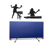 Training Privacy Screen Folding Divider Removable Ping Pong Tennis Fence Partition，Portable Ping Pong Table Divider, Training Baffle for Singles Practice, Court Separator for Indoor Games