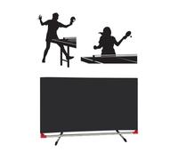 Training Privacy Screen Folding Divider Removable Ping Pong Tennis Fence Partition，Portable Ping Pong Table Divider, Training Baffle for Singles Practice, Court Separator for Indoor Games