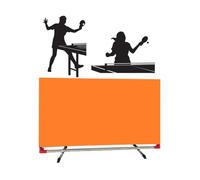 Training Privacy Screen Folding Divider Removable Ping Pong Tennis Fence Partition，Portable Ping Pong Table Divider, Training Baffle for Singles Practice, Court Separator for Indoor Games