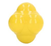 Training Reaction Ball with 6 Sides, Improvement of reaction time, Silicone Bounce Balls, Rubber Baseball Training Lightweight and Portable Fielders Dome Mat Baseball Training Equipment(Yellow)