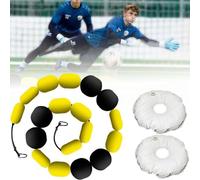 Training Rebound Chain, 2.75m Goalkeeper Deflection Equipment, Football Kicking Trainer Football Training Aid Goal Futsal/Sevens Goal Suitable for Children and Adults