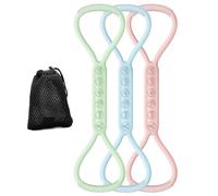 Training Resistance Bands - 8 Shaped Exercise Bands | Stretch Bands for Shoulder | Back Training, Hand Change for Arms, Neck, Hips, Legs, Feet