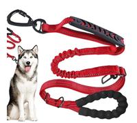 Training Rope for Dogs - No Pull Shock-Absorbing Lead, Soft Handle | Adjustable Heavy-Duty for Large Breeds, Elastic Buffer Rope for Walking, Jogging, Outdoor Pet Control & Obedience Training