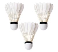 Training Shuttlecocks, Badminton Birdiee - Duck Featherr Badminton Shuttlecock, 3pieces Shuttlecock With Stability, Featherr High Speed Shuttle Cocks Training Sports Accessories For Men, Women & Famil