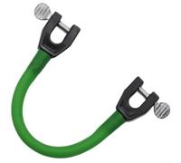 Training Ski Carry 22 Cm Skier Trainer Balance for Beginner to Control Tip Turn Metal-pp-TPR for Easy Aid Connector Tool - Elastic (Black/Red/Green/Yellow)(Ink Green)