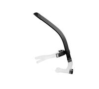 Training Snorkel for Pool Breathing Practice, Front Mounted Dry Top Design, Adjustable Head Bracket, Curved Tube Front Mounted Swim Snorkel Dry Top Swimming Pool Breathing Trainer Lap Practice Curved