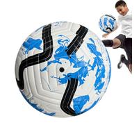 Training Soccer Ball - Machine Sewn Football Ball, Machine-Stitched Panels | Recreational Soccer Ball, All Weather Match for Practice Coaching School Sports Turf Grass Fields