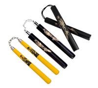Training & Sparring Nunchucks and Training for Martial Artist & Collectors (Foam with Chain)