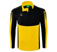 Erima Six Wings Training Half Zip Sweatshirt Yellow,Black XL Men