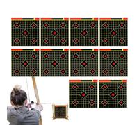 Training Target Paper - Square Visual Design Practice Sheet, Outdoor Skill and Accuracy Target for Men, Women, Youth, Teens, Boys Girls Students Sons Daughters Ideal for Sports Learning