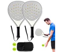Training Tennis Paddle - 1 Unit Racket Airflow | Holes Equipment Sports Racquets for Kids Junior Professional High Strength Sturdy Durable Gear Element Section Division Piece Tool