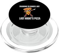 Training To Cancel Out Last Night’s Pizza Funny Gym PopSockets PopGrip for MagSafe