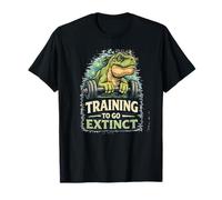 Training to Go Extinct Dinosaur T-Shirt