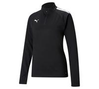 PUMA Teamliga Quarter-Zip Women's Football Top, Black/White, size XL