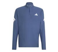 adidas Men's Adi365 Running Iconic Half Zip Sweatshirt, tech indigo/white, XXL