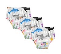 Training Underwear Ocean Animal Whale Shark Crab Colorful Potty