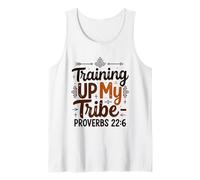 Training Up My Tribe Proverbs 22:6 Christian Parenting Tank Top