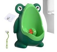 Training Urinal - PP | Wall-Mounted Space-Saving Urinal for Boys with Hooks and Brush | Easy-Install Clean Potty Training Equipment for Bathroom Urination