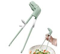 Training Wands for - Cartoon Dinosaur Aid to learn how to use the chopsticks.Ergonomic and adjustable chopsticks for the development of manual dexterity.