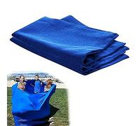 Training Wheels Lycra Tube, Trust-Build Outdoor Games for Friends, Team Building Activities Large Compression Stretchy Sensory Loop, Family, Adults (Blue,200x75cm)