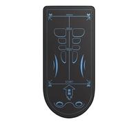Trainingsgerätematte für Roller Wheel, Bauchtrainer Wheel Matte, Bauch Kniematte - 150×60 cm Kristallsamt-Fitnessmatte 495 g, geruchsabweisend & rutschfest, inkl. Tragetasche - optimal für Outdoor