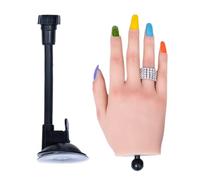 Trainning Practice Hand Acrylic Technician Manicure Supply False Fake Hands For Manicure Practice Tool