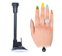 Trainning Practice Hand Acrylic Technician Manicure Supply False Fake Hands For Manicure Practice Tool