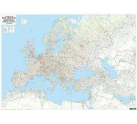Railway + Ferries Europe Map Flat in a Tube 1:5 500 000 - 9783707917185