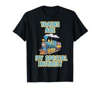 Trains Are My Special Interest Autism Awareness Acceptance T-Shirt