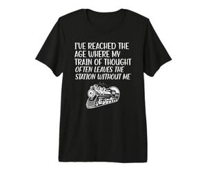 Trains Model Railway Train Thought Leaves Station Without me Premium T-Shirt
