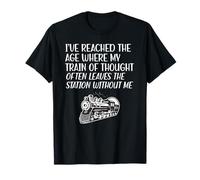 Trains model railway train thought leaves station without me T-Shirt