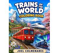 Trains of the World Coloring Book