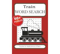 Trains Word Search Puzzle Book: Word Searches with Easy to Read Print about Trains,Railways,Carriages and More | 6x9 inches, 110 pages | 50+ Puzzles... Gift for Vacations, Holidays and Free Times