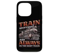 Trainspotters On The Right Track Train Lover Trainspotting Case for iPhone 13 Pro