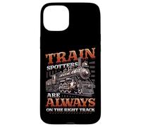 Trainspotters On The Right Track Train Lover Trainspotting Case for iPhone 15 Plus