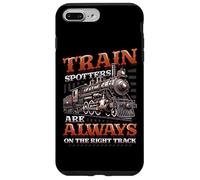 Trainspotters On The Right Track Train Lover Trainspotting Case for iPhone 7 Plus/8 Plus