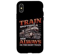 Trainspotters On The Right Track Train Lover Trainspotting Case for iPhone X/XS