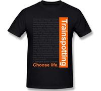Trainspotting Choose Life Choose Your Future Men's Basic Short Sleeve T-Shirt Black