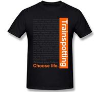 Trainspotting Choose Life Choose Your Future Men's Basic Short Sleeve T-Shirt Black L
