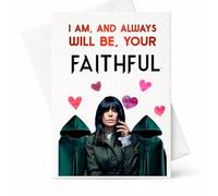 Traitors Inspired Valentine’s Card - “Always Your Faithful” Funny A6 Greeting Card, Blank Inside, Premium Quality with Envelope