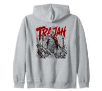 Trajan Optimus Princeps Roman Emperor Dacia Zip Hoodie