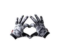 Trak Racer Gants Sim Racing Multifonctions Grey Camo L Gants Antidérapants Tactiles pour Simulation, Karting, Motocross, BMX, VTT Respirants, Ajustés, Léger, Compatible Écran Tactile