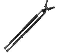 Trakiom Shooting Rests, Hunting Bipod, Shooting Tripod, Adjustable Shooting Bipod with 360° V Yoke Rest, Twist Lock, Lightweight Aluminum Frame, High Density Foam Grip and Spike Feet
