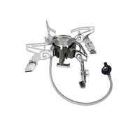 Trakker Armolife CG4 Stove, Carp Fishing Stove, Powerful 3500W, Height Adjustable Legs, Wide Pan Supports, Oversized Pre-Heat Tube, Electronic Ignition, Nylon Carry Bag, Weight 600g, Code 211105.