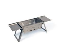 Trakker Armolife Folding Stainless Steel BBQ for Carp Fishing Social Sessions | Off the Ground Cooking for Ease and Food Safety | Stable and Compact Folding Design | Adjustable Coals | 211901