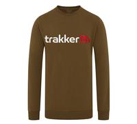 Trakker CR Logo Sweatshirt 3XL | Green | Carp Fishing Long Sleeved Sweat Shirt | Eye-Catching Embroidered Logo Across the Chest | Elasticated Cuffs and Hem | Code 207171