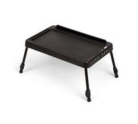 Trakker Deluxe Bivvy Table | Carp Fishing Shelter Table with Recessed Design | Phone and Tablet Mounting Recess at the Rear Edge | Rig and Tool Storage | Fold Out Legs with Adjustable Height | 210210