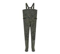Trakker N2 Camo Wader Size 12-13 | Lightweight, Durable and Quick Drying | Soft Compound Sole for Comfort | Great Grip and Stability | Adjustable Braces and Waist | Internal Pocket | Air-Dry Bag